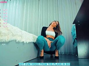 Wild morning in tent with big booty beauty