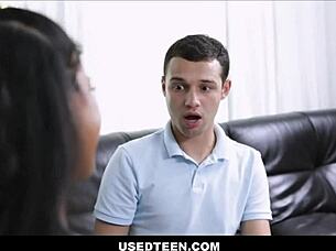 novinha hints at a wild threesome with experienced guys mr velvet and jhonny gab