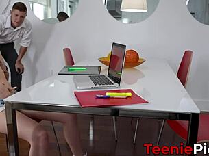 I charmed Kenzie Madison, my tattooed girl, for some fun sex. She rides my cock eagerly.