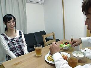 Skinny japanese virgin step-sister tricked into defloration creampie by boy in uncensored jav
