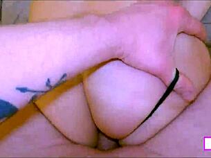 Blonde Stepmother Begs for Anal and Oral Help from Young Guy