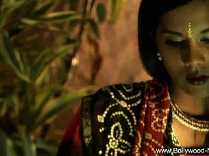 Watch This Dreamy Indian Brunette Rip Her Clothes Off In Seductive Striptease!