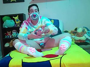 needy chubby femboy tries bad dragon dildos first time