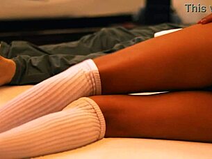 In the motel, padrastro enjoys the night with his stepsister's shy indian friend, a petite teen with tight pussy. They explore each other passionately.