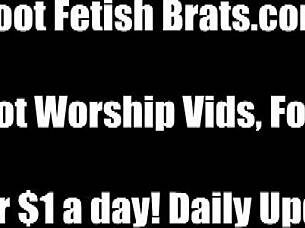 feeling the delicious pleasure of licking her hot ebony toes in femdom footjob