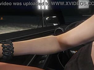 gta 5 first person view of picking up a hooker for sex in the car