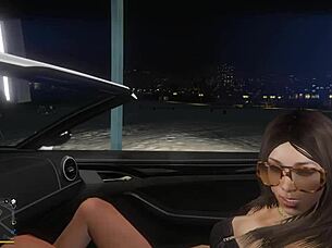 gta 5 first person view of picking up a hooker for sex in the car
