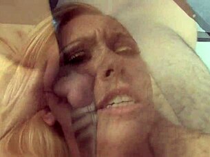 Intense pleasure licking slutty mom's pussy with big tits and monster cock