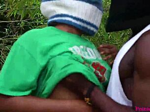 Intense Emotions Surge During Village Walk Turning Into Erotic Ranch Doggystyle Fucking