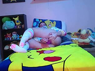 needy chubby femboy tries bad dragon dildos first time