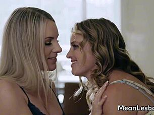 bunny madison and charlie forde in a hot scene with big tits and blonde hair.