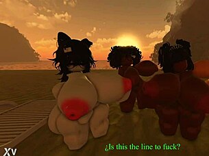 Is this milf's big tits and ass ready for the nudist beach by antonelachan?