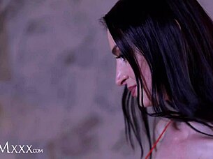 Silvia Sin, the skinny big tits milf, feels intense pleasure from her orgasm before a creampie in doggystyle and cowgirl positions