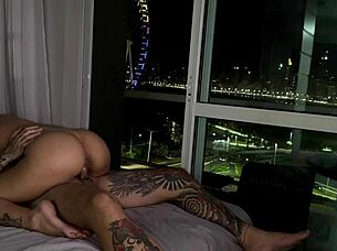 Sex Toy With Creampie In Tattooed Girl's Tight Pussy