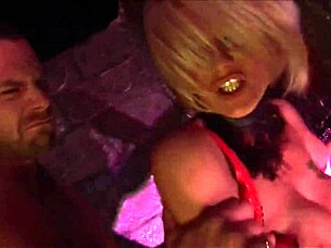 rough femdom female dominatrix fucking with big tits and bdsm blindfolded 😈