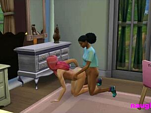 Girl catches futa roommate masturbating and gets punished with assfucking!