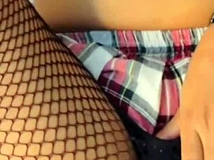 Young man fucks ex-girlfriend at friend's house with tight pussy