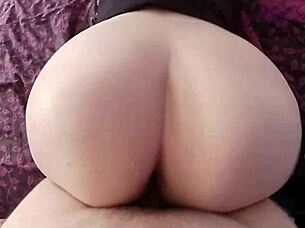 European milf wife bends over for fingering in doggy style