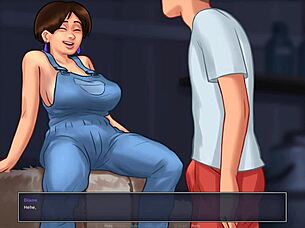 Let's play summertime saga with diane in the barn 😊