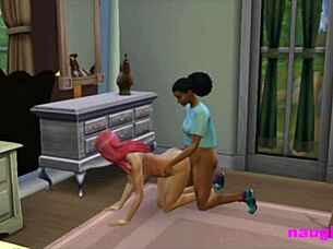 Girl catches futa roommate masturbating and gets punished with assfucking!