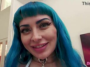 Watch Jewelz Blu Moan During Intense DP and DVP!