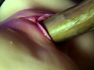 creampie in pink wet pussy close-up