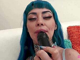 Watch Jewelz Blu Moan During Intense DP and DVP!