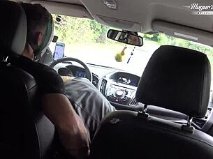 Nympho Wife Julia North Takes Quick Anal Fuck In Forest Backstage