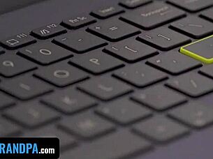 Curvaceous step-granddaughter dominated by huge cock grandfather!