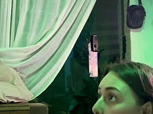 cunhada swallows cum in mouth after blowjob and anal