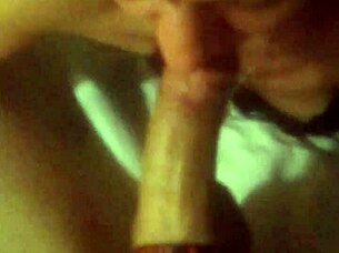 my gf loves sucking my wet cock.