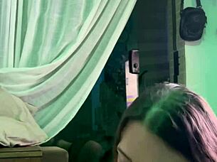 cunhada swallows cum in mouth after blowjob and anal