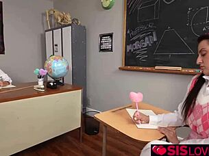 Stepsibling Aubree Valentine and Austin Pierce Convince Teacher Katie Morgan Another Way Not to Go to Summer School