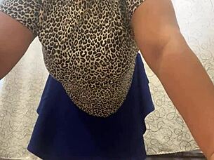 Hot Stepmom Masturbates Wet Pussy During Horny Workout