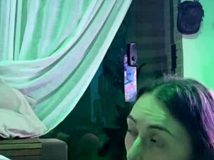 cunhada swallows cum in mouth after blowjob and anal