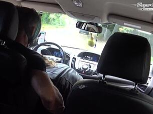 Nympho Wife Julia North Takes Quick Anal Fuck In Forest Backstage