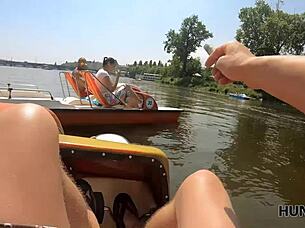 want to see a curvy chick with big tits fuck a stranger while bf watches?