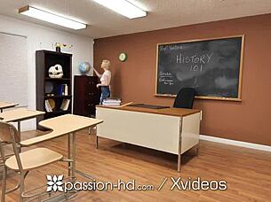 Troublesome student fucks teacher for detention escape