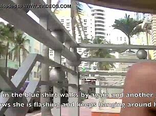 upskirt wife helena price flashes pussy in public, caught on cam