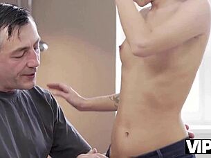 Can Tina Walker Handle This Experienced Dad's Intense Fucking?