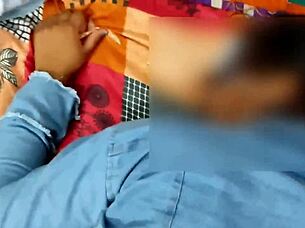 Indian brother-in-law fucks sister-in-law's tight pussy with anal cumshot