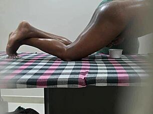 Hidden Cam Catches Spa Massage Turning Into Intense Masturbation