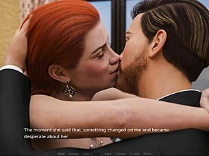 redhead's shaved pussy play starts after wild party