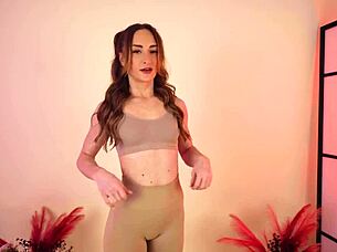 Hannahjames710 tries on loungewear lingerie with panties and bra