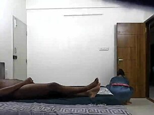 maid samantha gets flashed a hard cock in the house