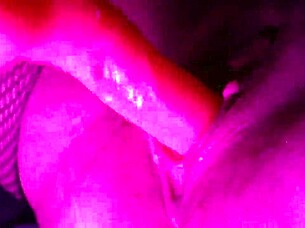 Milf Squirts Hard On Pink Dildo