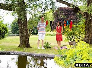 huge dick neighbor fucking my wife cassidy klein next door, want to watch?