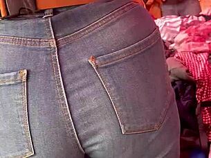 Culona en el tianguis mexico