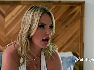 Rachael Cavalli as the best friend's step mom with Jodie Johnson