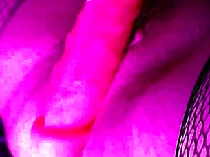 Milf Squirts Hard On Pink Dildo